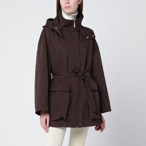 HERNO Women's Insulated Long Puffer Coat Women BROWN Coats & Jackets